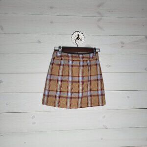 FOREVER 21 Plaid Wool Blend Preppy Mini Skirt. Girlhoodcore